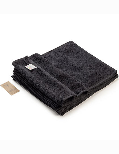Facetowel in Black, Größe 30 x 30 cm