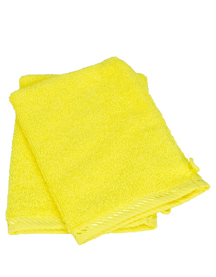 Washcloth in Bright Yellow, Größe 16 x 22 cm