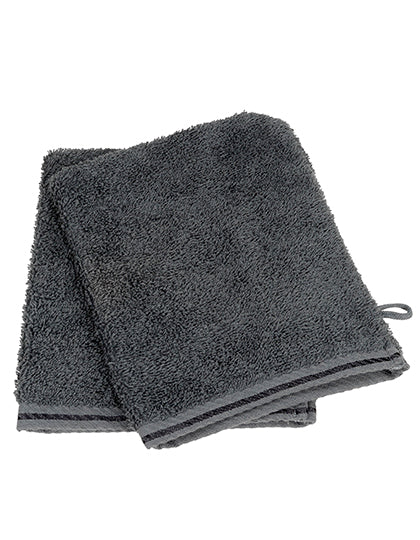 Washcloth in Graphite, Größe 16 x 22 cm