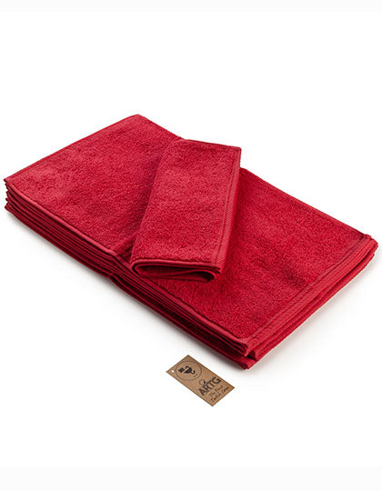 Guest Towel in Deep Red, Größe 30 x 50 cm