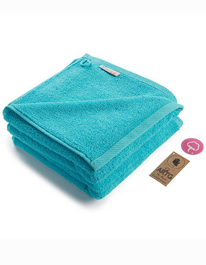 Fashion Hand Towel in Aqua Blue, Größe 50 x 100 cm