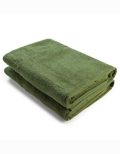 Bath Towel in Army Green, Größe 70 x 140 cm