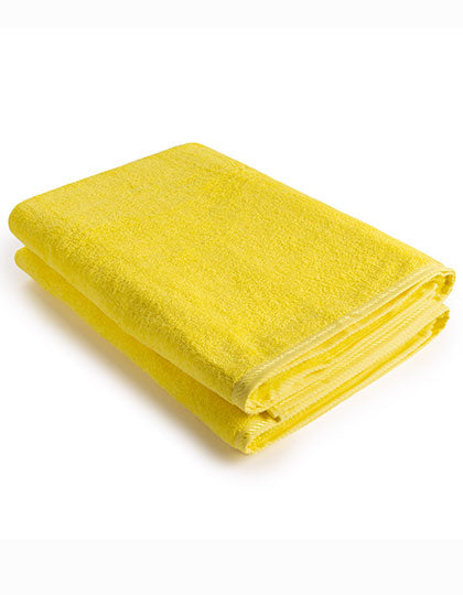 Bath Towel in Bright Yellow, Größe 70 x 140 cm
