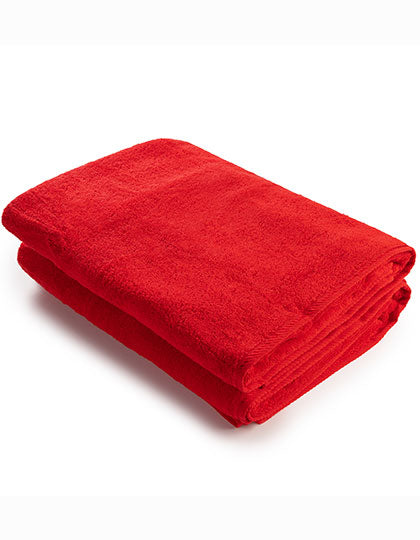 Bath Towel in Fire Red, Größe 70 x 140 cm