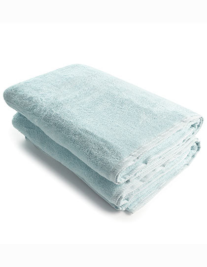 Bath Towel in Light Blue, Größe 70 x 140 cm