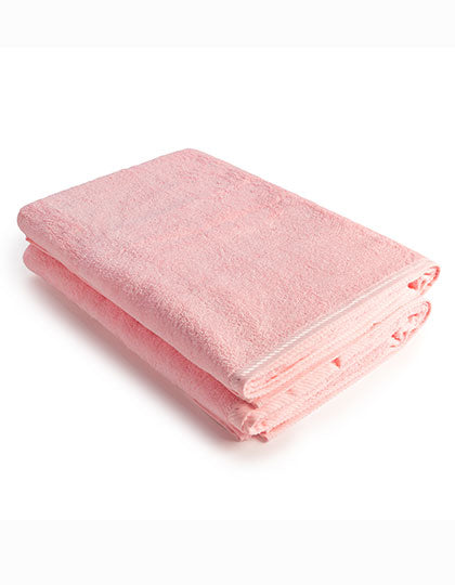 Bath Towel in Light Pink, Größe 70 x 140 cm