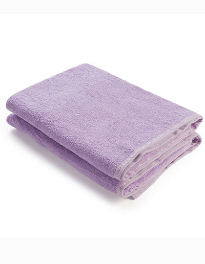 Bath Towel in Light Purple, Größe 70 x 140 cm