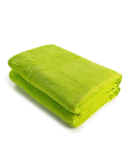 Bath Towel in Lime Green, Größe 70 x 140 cm