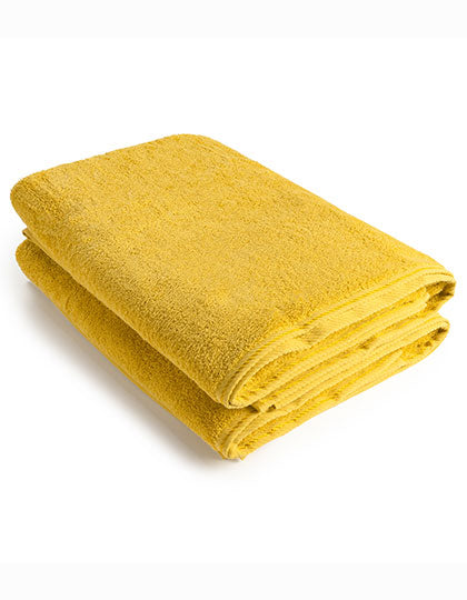 Bath Towel in Mustard, Größe 70 x 140 cm