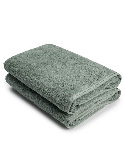 Bath Towel in Old Green, Größe 70 x 140 cm