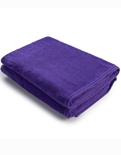 Bath Towel in Purple, Größe 70 x 140 cm