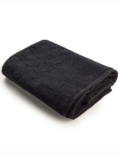 Beach Towel in Black, Größe 100 x 180 cm