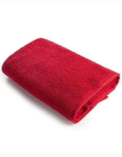 Beach Towel in Deep Red, Größe 100 x 180 cm