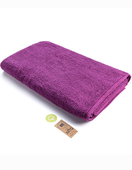 Big Towel in Aubergine, Größe 100 x 210 cm