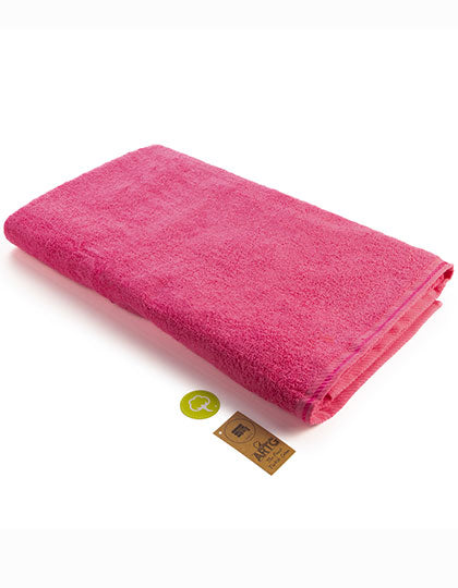 Big Towel in Pink, Größe 100 x 210 cm