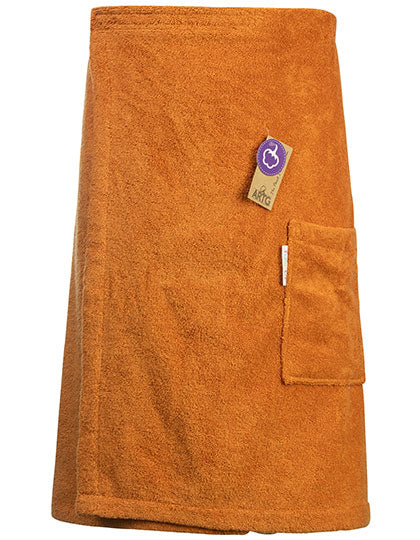 Sauna Kilt Men in Cinnamon, Größe 65 x 150 cm