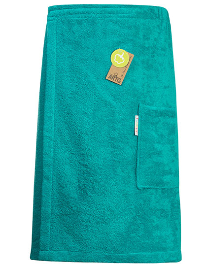 Sauna Kilt Men in Deep Blue, Größe 65 x 150 cm