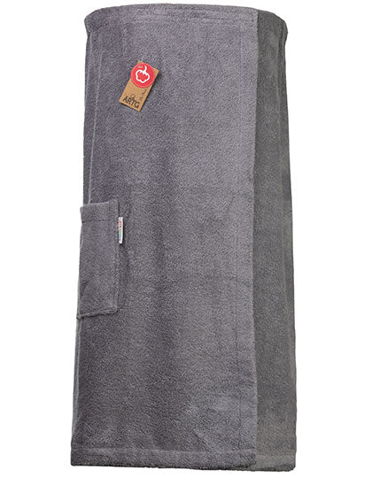 Sauna Kilt Ladies in Anthracite Grey, Größe 85 x 135 cm