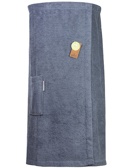 Sauna Kilt Ladies in Jeans Blue, Größe 85 x 170 cm