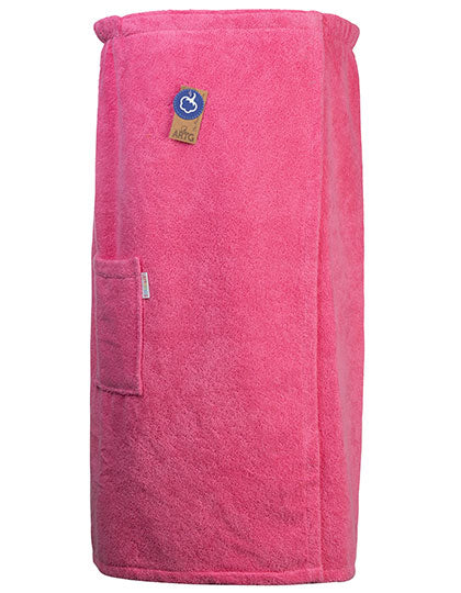 Sauna Kilt Ladies in Pink, Größe 85 x 150 cm