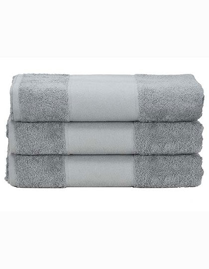 PRINT-Me® Hand Towel in Anthracite Grey, Größe 50 x 100 cm