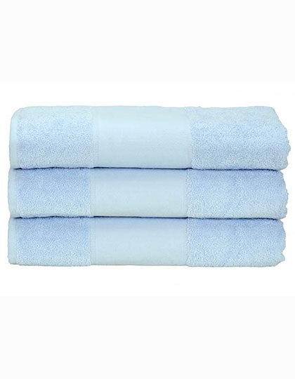 PRINT-Me® Hand Towel in Light Blue, Größe 50 x 100 cm