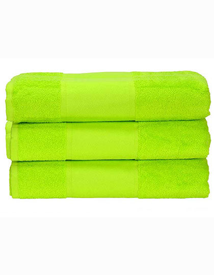 PRINT-Me® Hand Towel in Lime Green, Größe 50 x 100 cm