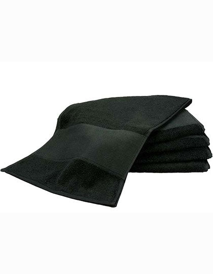 PRINT-Me® Sport Towel in Black, Größe 30 x 140 cm