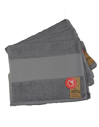 PRINT-Me® Guest Towel in Anthracite Grey, Größe 30 x 50 cm