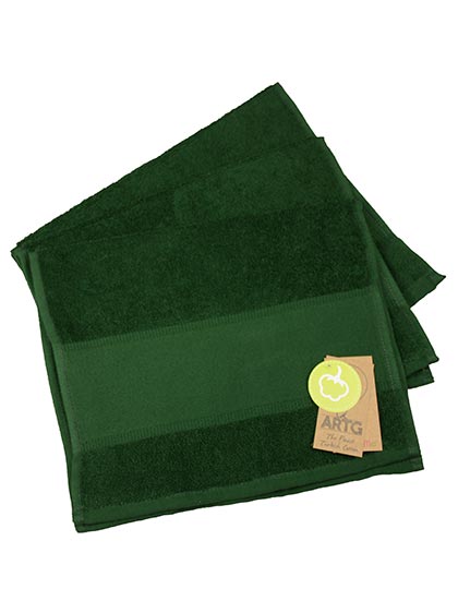 PRINT-Me® Guest Towel in Dark Green, Größe 30 x 50 cm