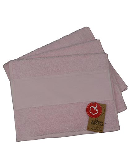 PRINT-Me® Guest Towel in Light Pink, Größe 30 x 50 cm