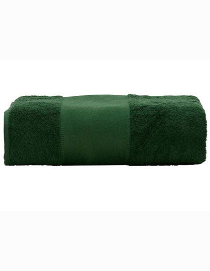PRINT-Me® Big Towel in Dark Green, Größe 100 x 210 cm