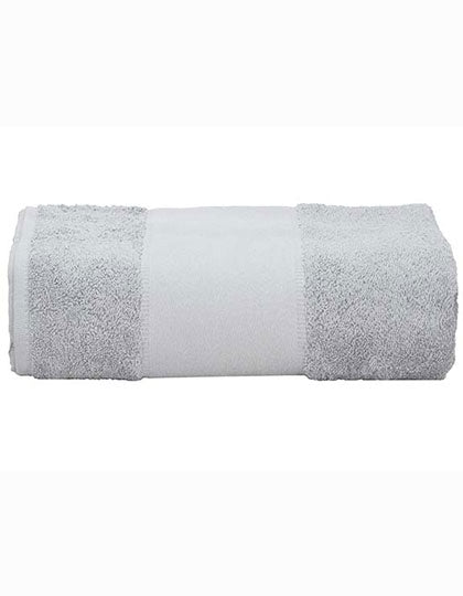 PRINT-Me® Big Towel in Light Grey, Größe 100 x 210 cm