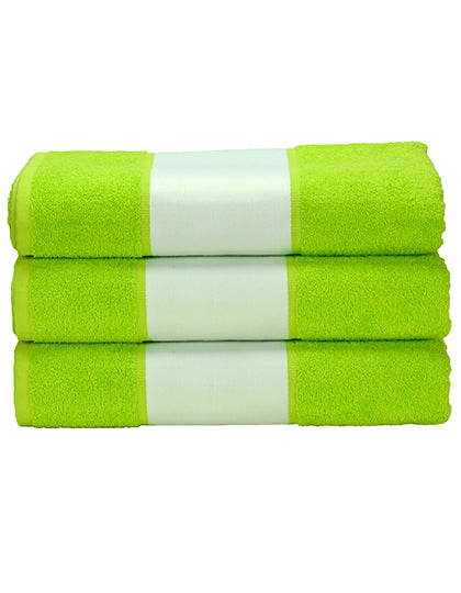SUBLI-Me® Hand Towel in Lime Green, Größe 50 x 100 cm