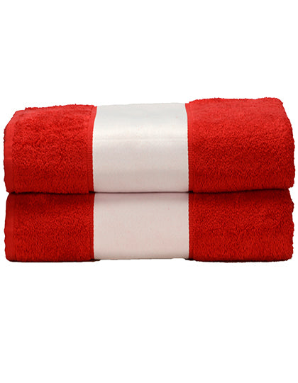 SUBLI-Me® Bath Towel in Fire Red, Größe 70 x 140 cm