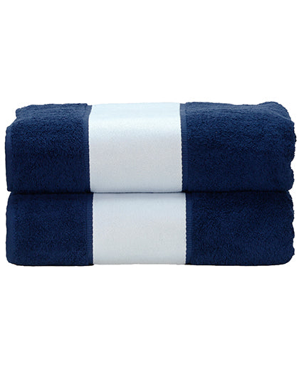 SUBLI-Me® Bath Towel in French Navy, Größe 70 x 140 cm
