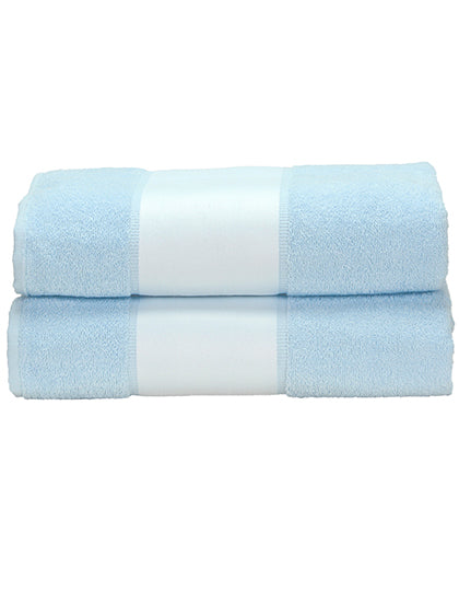 SUBLI-Me® Bath Towel in Light Blue, Größe 70 x 140 cm