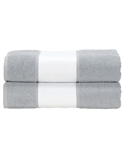 SUBLI-Me® Bath Towel in Light Grey, Größe 70 x 140 cm