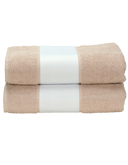 SUBLI-Me® Bath Towel in Sand, Größe 70 x 140 cm