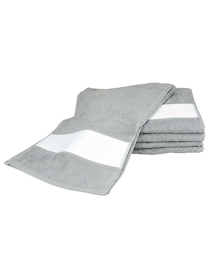 SUBLI-Me® Sport Towel in Anthracite Grey, Größe 30 x 140 cm