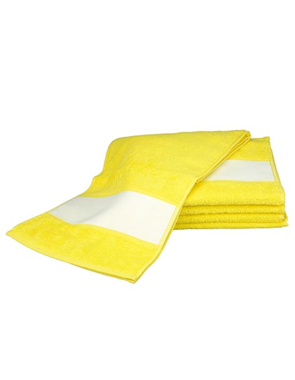 SUBLI-Me® Sport Towel in Bright Yellow, Größe 30 x 140 cm