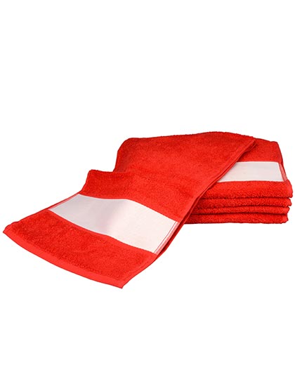 SUBLI-Me® Sport Towel in Fire Red, Größe 30 x 140 cm