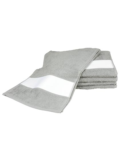 SUBLI-Me® Sport Towel in Light Grey, Größe 30 x 140 cm