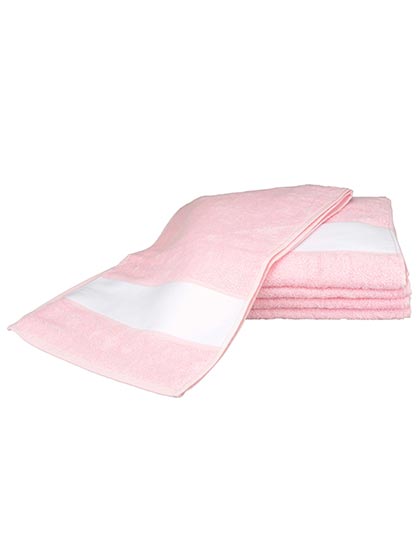 SUBLI-Me® Sport Towel in Light Pink, Größe 30 x 140 cm