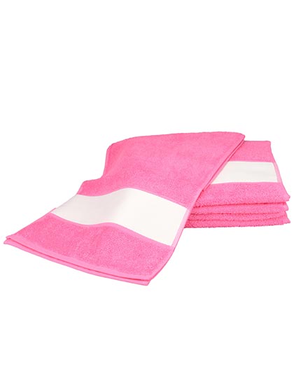 SUBLI-Me® Sport Towel in Pink, Größe 30 x 140 cm