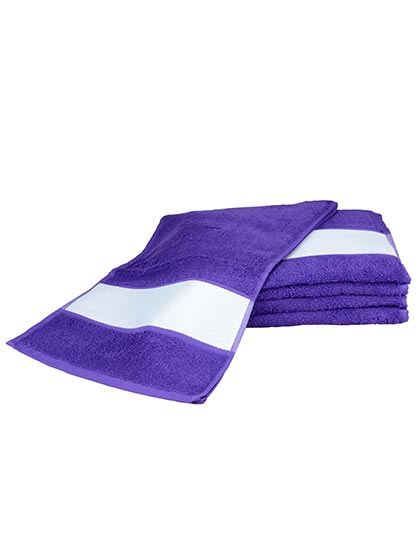 SUBLI-Me® Sport Towel in Purple, Größe 30 x 140 cm