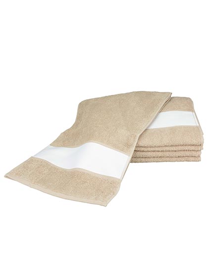 SUBLI-Me® Sport Towel in Sand, Größe 30 x 140 cm