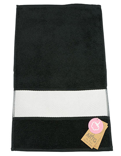 SUBLI-Me® Guest Towel in Black, Größe 30 x 50 cm