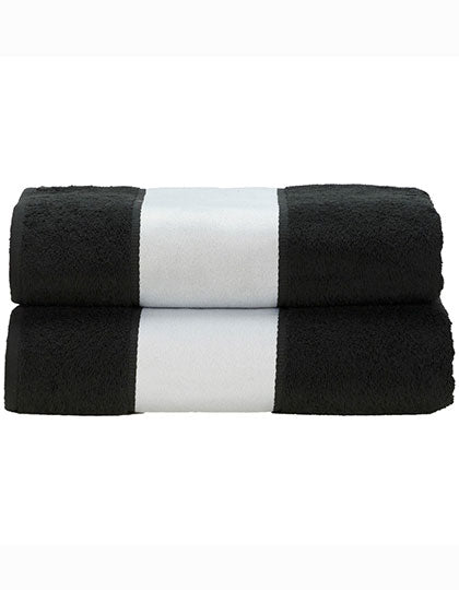 SUBLI-Me® Big Towel in Black, Größe 100 x 210 cm
