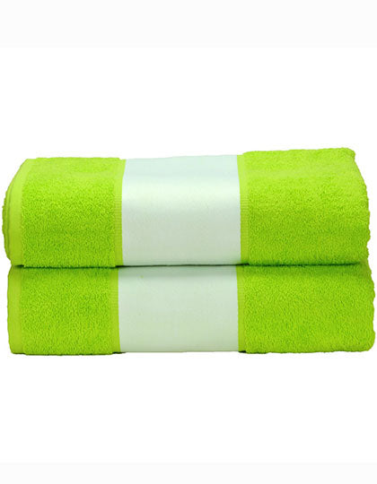 SUBLI-Me® Big Towel in Lime Green, Größe 100 x 210 cm